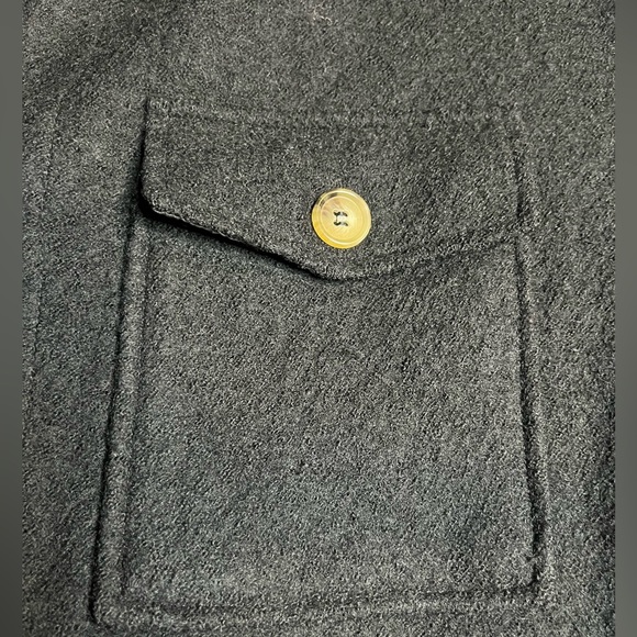 EUC Oak + Fort- 100% Wool Long Shacket. Size S - Picture 7 of 9